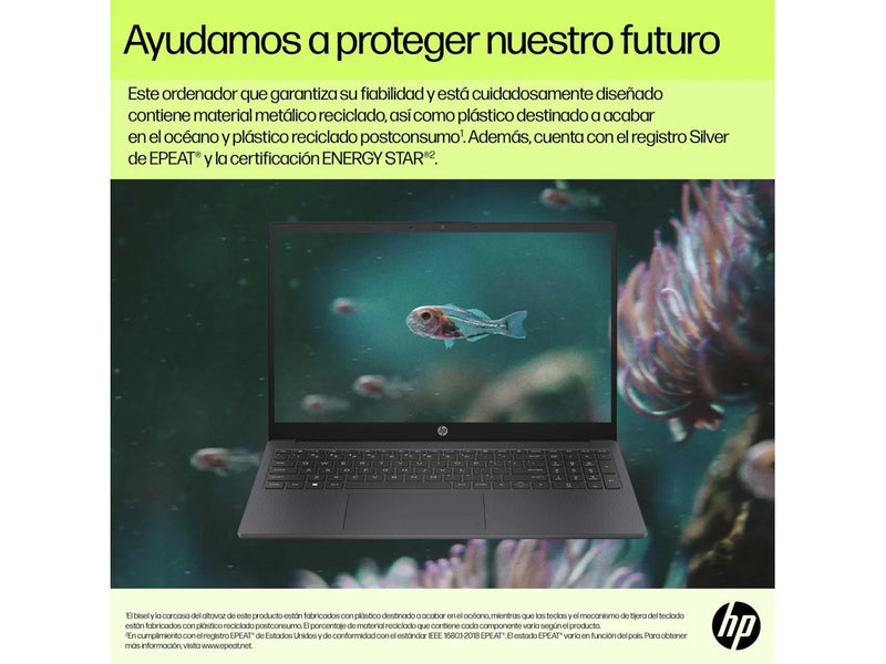 Portátil HP 15-fd0092ns (15.6" - Intel® Core i7-1355U - Ram. 16 GB - 1 TB Pcle - Intel®Iris X)