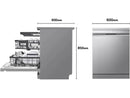 Lavavajillas LG DF587HVS (10 Cubiertos - 60 cm - Inox)