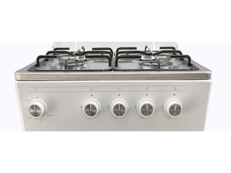 Cocina KUNFT KGS4504/1 WH (50 L - Gas Butano-Propano - Blanco) 50x60
