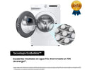 Lavadora SAMSUNG Addwash WW80T554DTW (8 kg - 1400 rpm - Blanco)