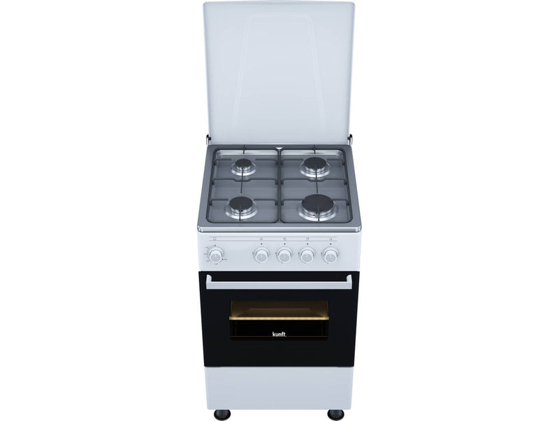 Cocina KUNFT KGS4504/1 WH (50 L - Gas Butano-Propano - Blanco) 50x60