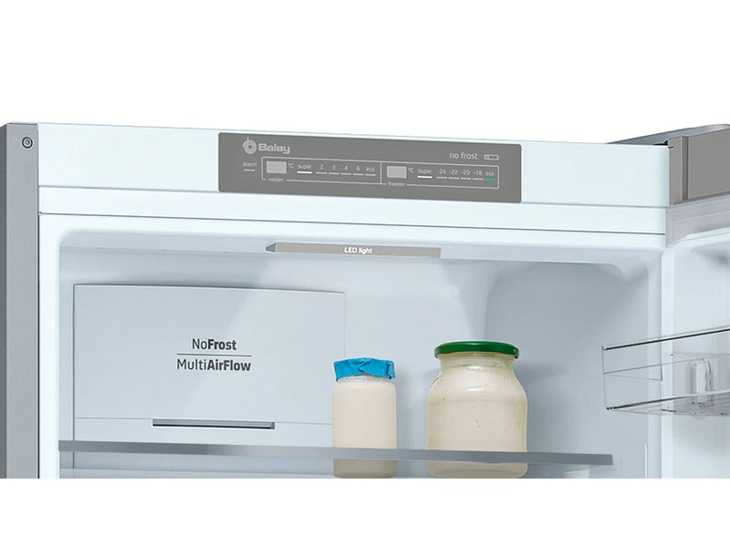 Frigorífico Combi BALAY Cristal 3KFD565NI (No Frost - 326 L - Negro)