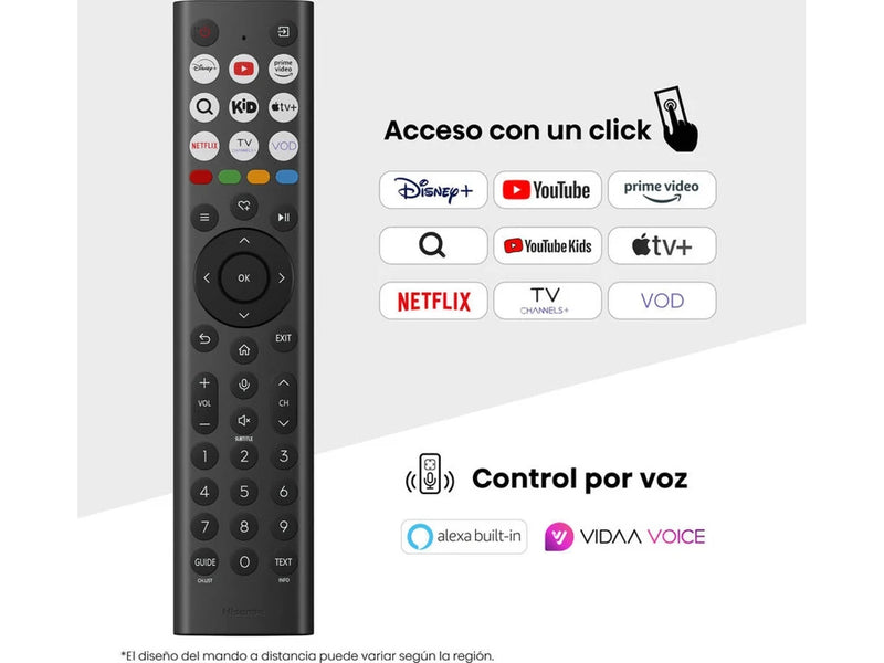 TV HISENSE 55A6Q (LED - 55'' - 139 cm - 4k Ultra HD - Smart TV)