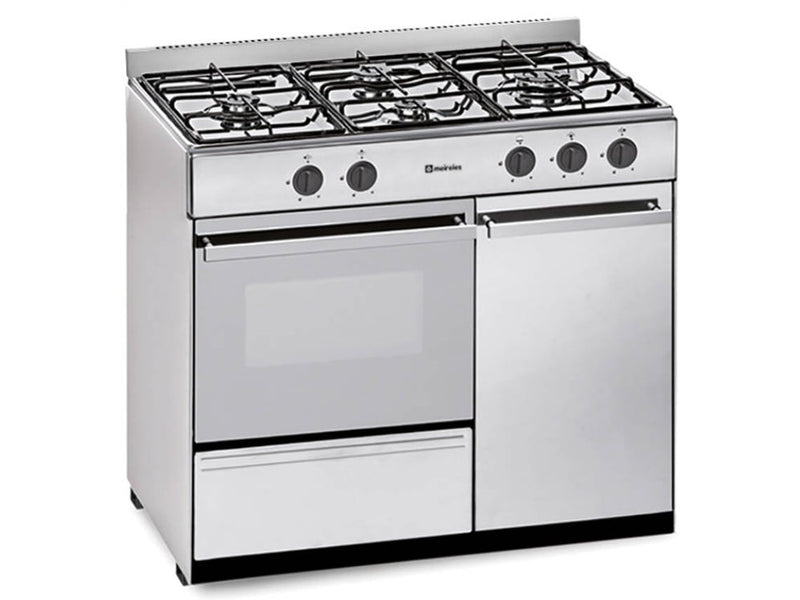 Fogão MEIRELES N 920 X ST PORTA BOTI (55 L - Gás Butano/Propano - Inox)