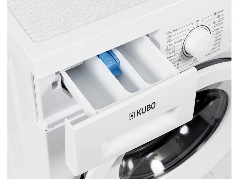 Lavadora KUBO KBWM8993 (7kg - 1200 rpm - Blanco)