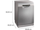 Serie 4 - Lavavajillas de libre instalación - 60 cm - Acero antihuellas