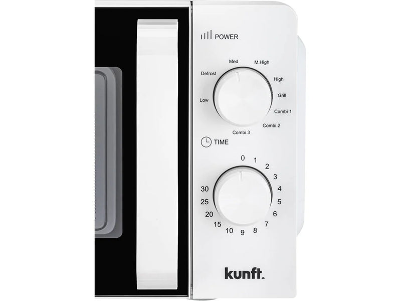 Microondas KUNFT KMW-5219 (20 L - Con Grill - Blanco)