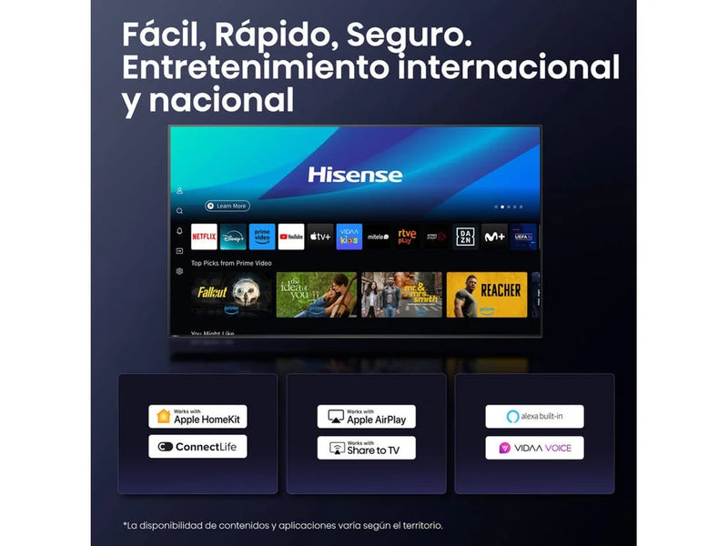 TV HISENSE 55A6Q (LED - 55'' - 139 cm - 4k Ultra HD - Smart TV)