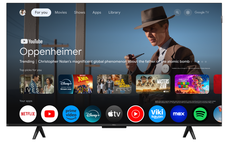 TV TCL 43P7K (QLED - 43'' - 109 cm - 4K Ultra HD - Smart Tv)
