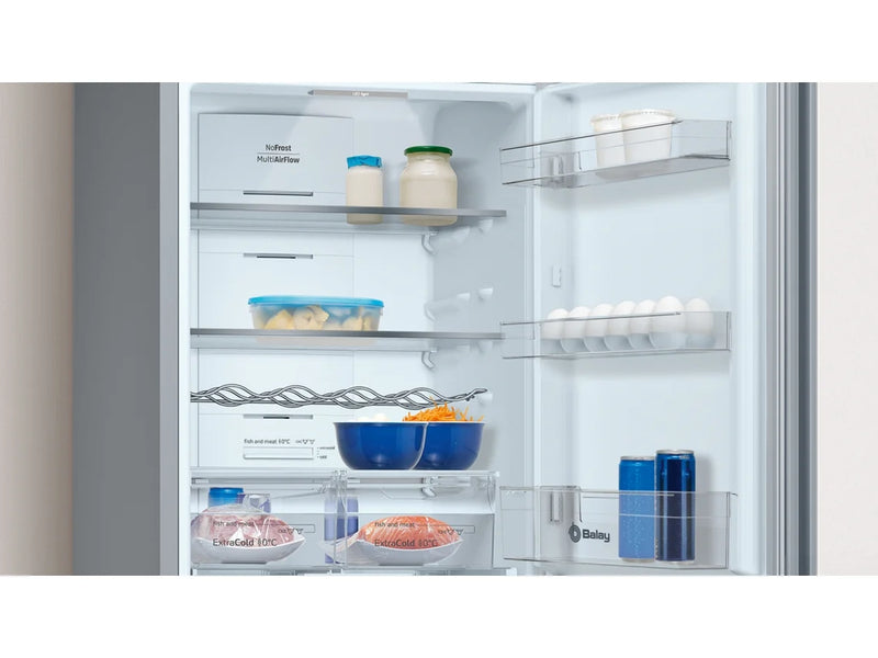 Frigorífico Combi BALAY Cristal 3KFD565NI (No Frost - 326 L - Negro)