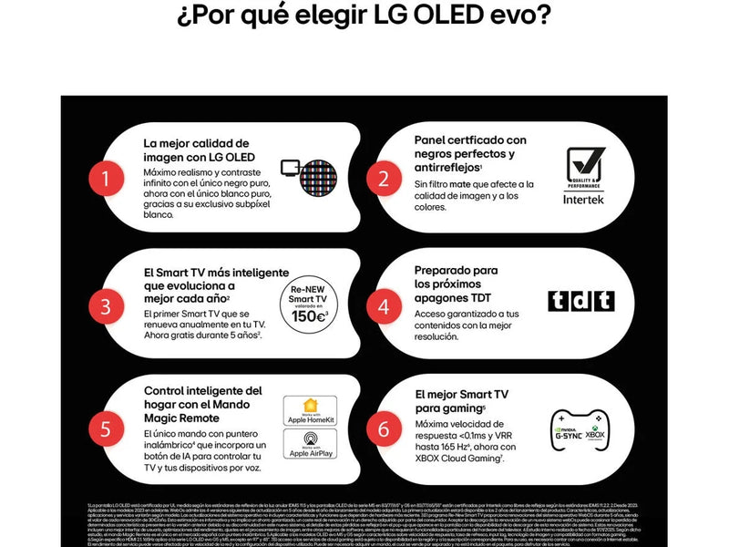 TV LG OLED65C54LA (OLED evo - 65'' - 165 cm - 4K Ultra HD - Smart TV)