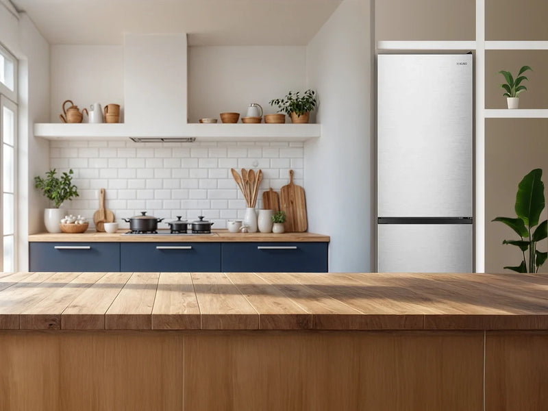 Frigorífico Combi KUBO KBC8958IX (No Frost - 185 cm - 304 L - Inox)