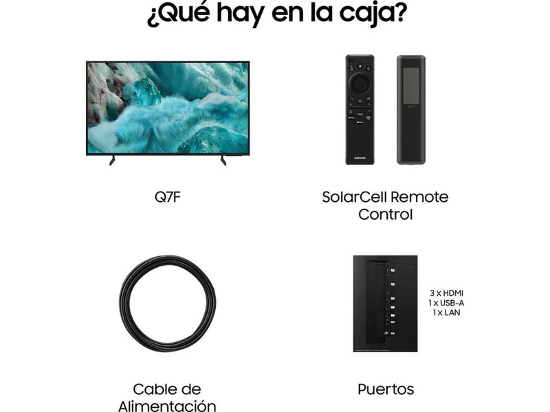 TV SAMSUNG TQ43Q7FAAUXXC (QLED - 43" - 109 cm - 4K - Smart TV AI)