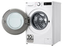 Lavadora LG F4WR6010AGW (10 kg - 1400 rpm - Blanco)